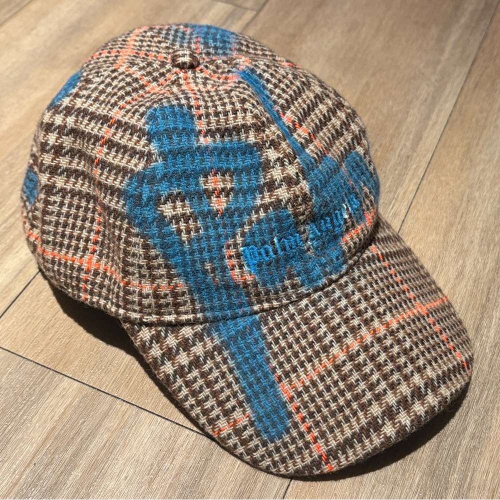 Palm Angels | Houndstooth Check PXP Sprayed Cap - Picture 3 of 3